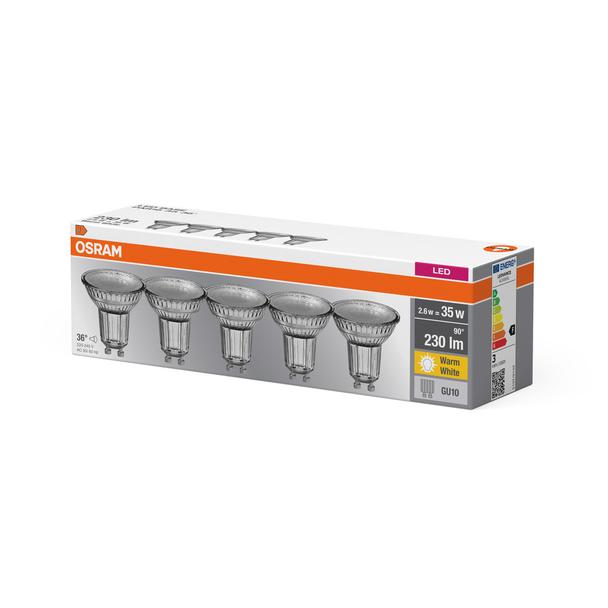 BASE PAR16 35 36 2,6W 827 230V GU10 FS5 LEDVANCE