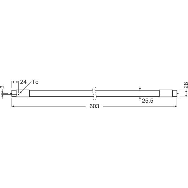 ST8PRO-0.6M 7,5W 830 20-40V HF TUBA LED LEDVANCE