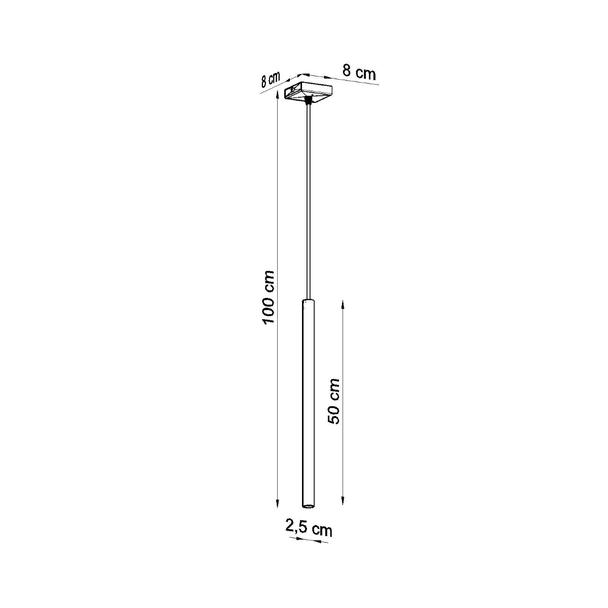 Sollux Lampa wisząca PASTELO 1 biała SL.0465