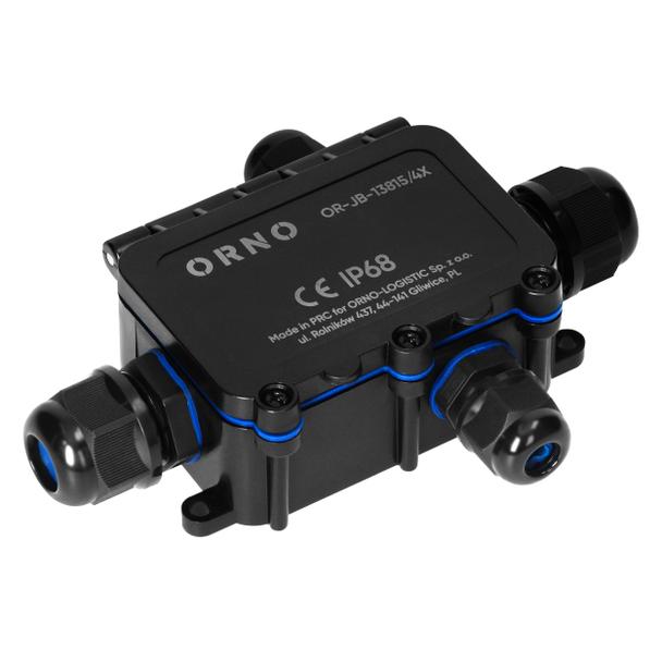 Puszka natynkowy HD IP68, 0,5-6,0mm2 ,2 dławnice M20, 2 dławnice M16, układ X
