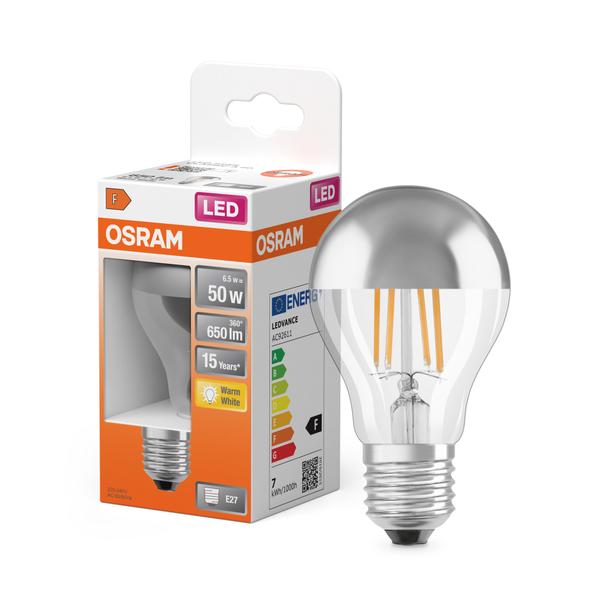 LED STAR CL A FIL Mirror 51 7W 827 E27 LEDVANCE