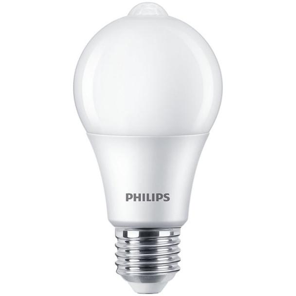 Żarówka LED 8W=60W 806lm 2700K barwa ciepła z czujnikiem ruchu 60W A60 E27 WW FR 1SRT4 PHILIPS