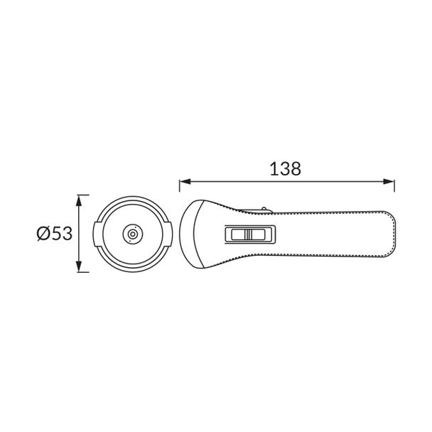 Akumulatorowa latarka LED TEDI LED 3W+3W