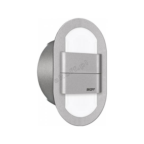 KINKIET DUO RUEDA – G(alu)  / WW (ciepły biały)   [obud. Aluminium]