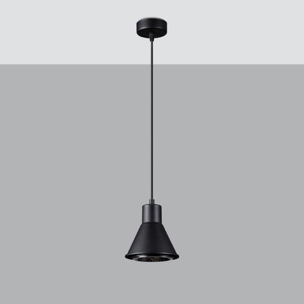 Sollux Lampa wisząca TAZILA 1 czarna [ES111] SL.0989