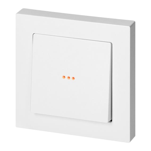 Przycisk dzwonek podtynkowy z podświeleniem Malta, 10A, 250V, WP-6/7M/S, biały