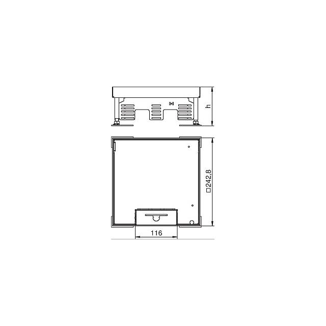 RKS BN V9 25, Kaseta kwadratowa