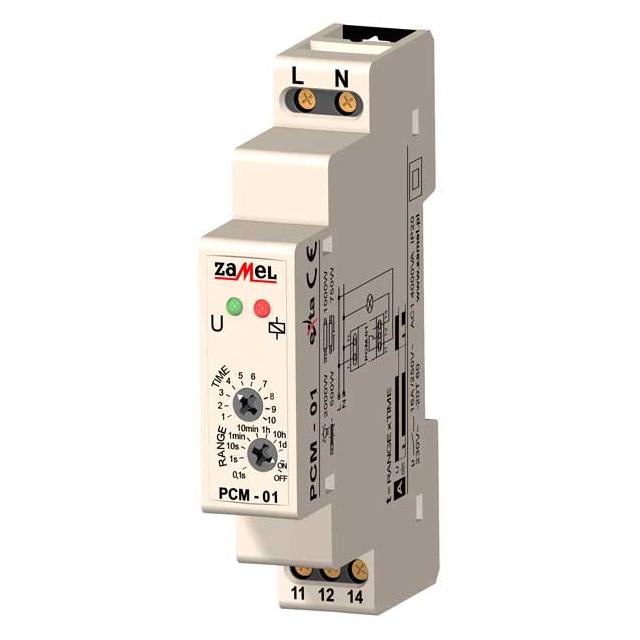 PRZEKAŹNIK CZASOWY 230V AC TYP: PCM-01