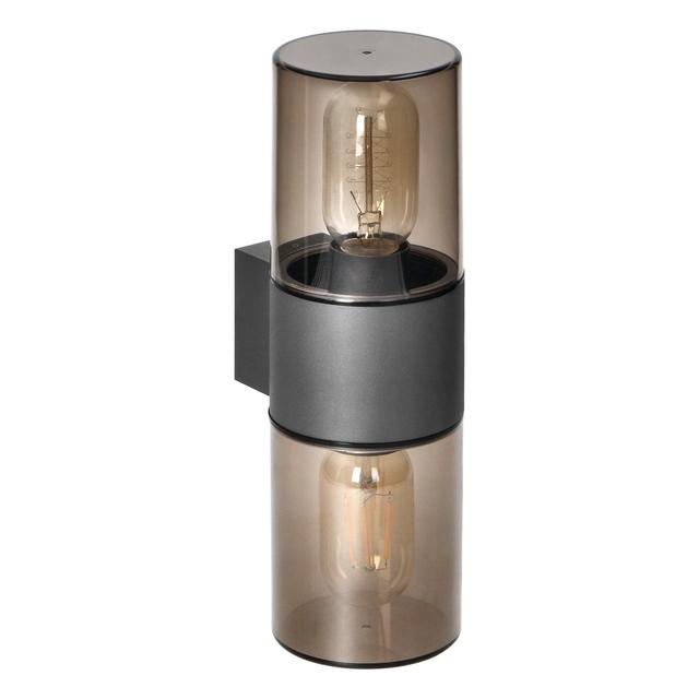 SALVIA oprawa ogrodowa hermetyczna 2xE27 max. 2x15W IP54 szara AD-OP-6574GE27PP ORNO