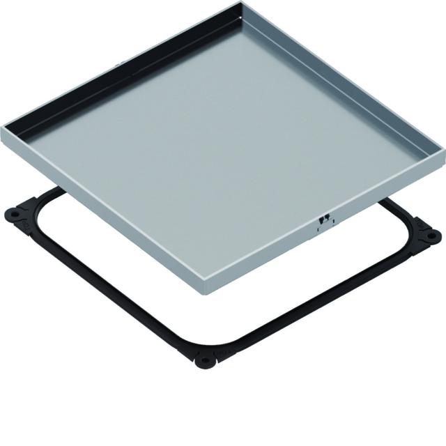 tehalit.VE-EE Pokrywa pełna do bazy IP54 5kN Q12 244x244 15mm stal nierdzewna EKQ122BL15 HAGER