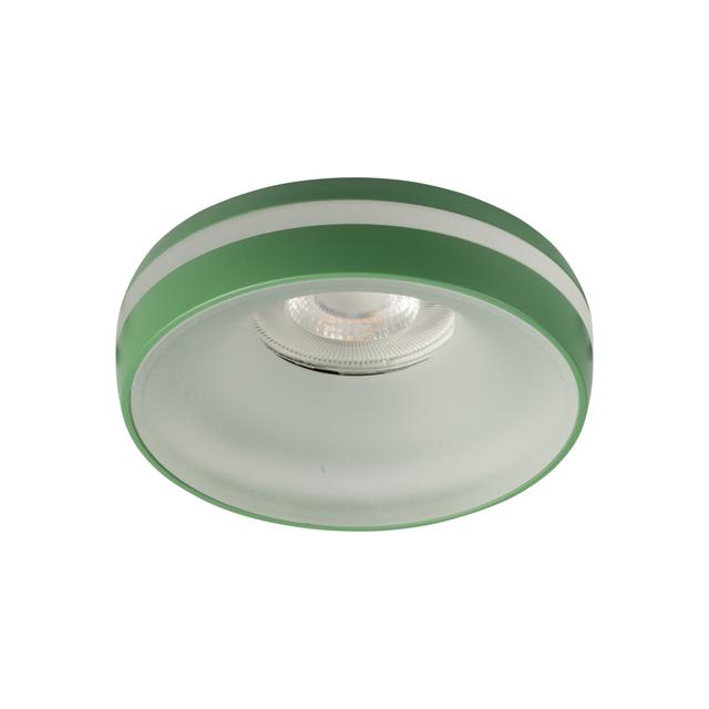 ELICEO DSO GR Oczko sufitowe ELICEO DSO GR okrągły stop aluminium kolor zielony 1XGx5,3/GU10 KANLUX