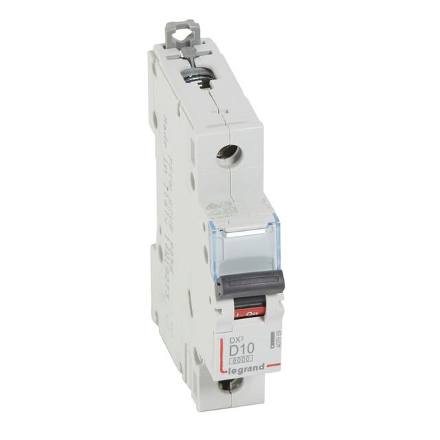 Wyłącznik Nadprądowy S 301 1P D10A 6kA DX3 407969 LEGRAND