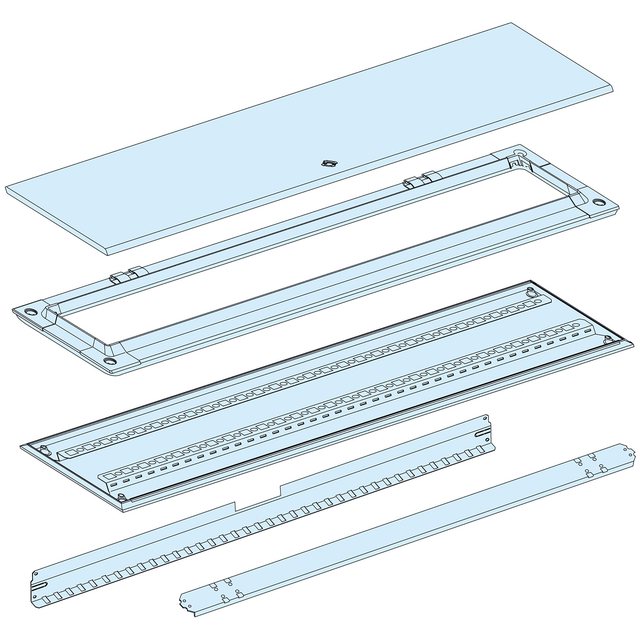 Tylny panel i drzwi, PrismaSet G, szer. 300 mm, wys. 450 mm (7 m), IP55 do kanału przedłużającego