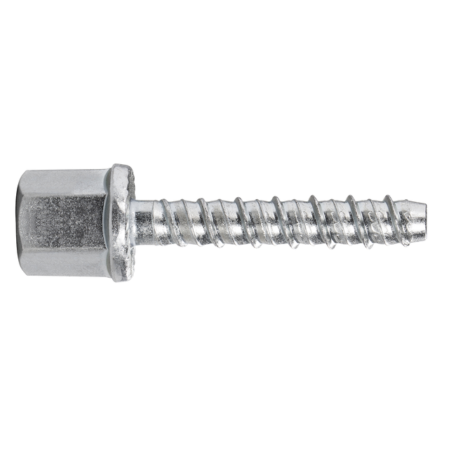 Wkręt do betonu R-LX M6 7,5x55 mm gwint wewnętrzny M10 ocynk galwaniczny 100szt. R-LX-06X055-I10-ZP RAWLPLUG