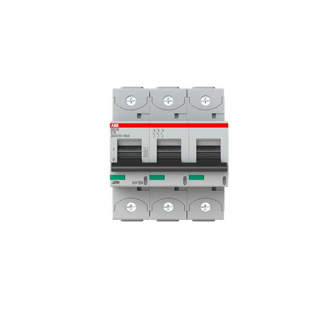 S803N-C16 Wyłącznik nadprądowy 36kA 3P C16A 2CCS893001R0164 ABB