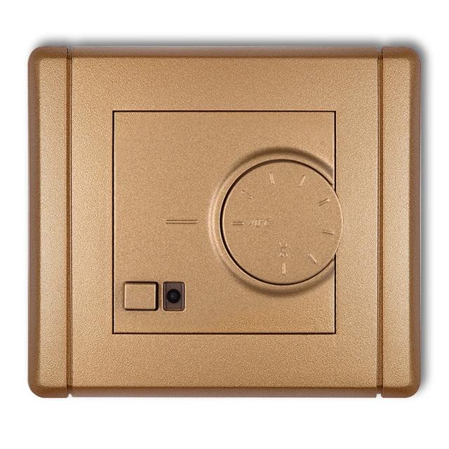 FLEXI Elektroniczny regulator temperatury z czujnikiem powietrznym złoty metalik 8FRT-2 KARLIK