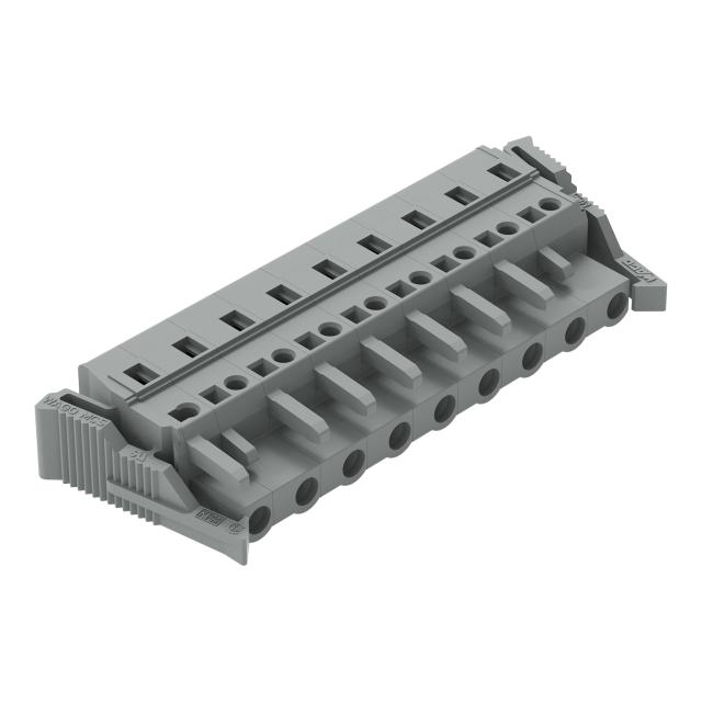 MCS-MIDI Classic gniazdo 9-bieg. szare raster 7,5 mm /25szt./ WAGO