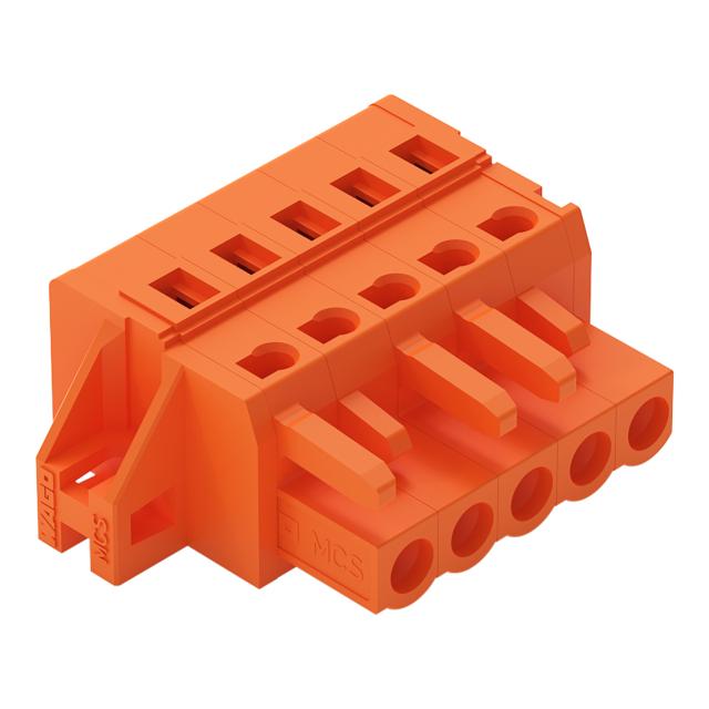 Gniazdo MCS-MIDI Classic 5-biegunowe pomarańczowe raster 5,08mm /50szt./ 231-305/031-000 WAGO