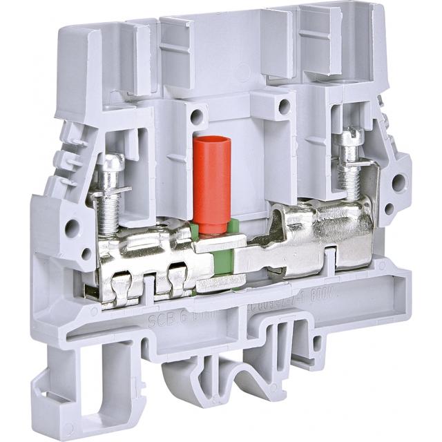 ESC-SCB.6 Złączka gwintowa pomiarowa rozłączalna (szara) 6 mm2