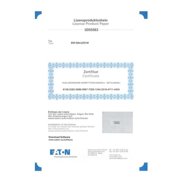 SW-GALILEO Oprogramowanie wizualizacyjne Galileo 140379 EATON