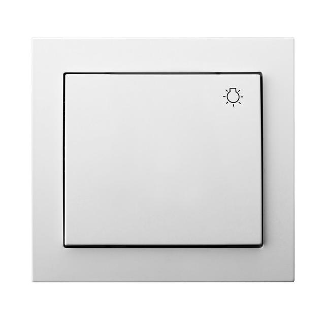 KIER Przycisk zwierny /światło/ kolor biały ŁP-5W/00 OSPEL