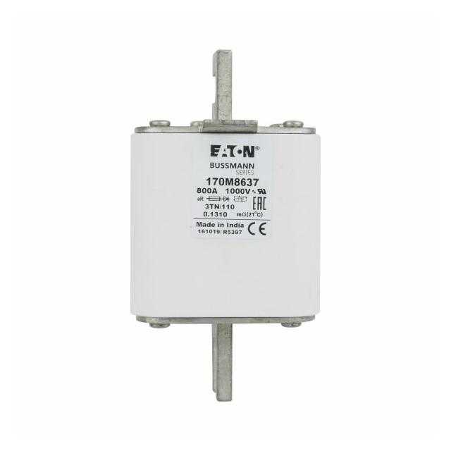 800A 1000V 3TN/110 aR INDICATOR FUSE Wkładka szybka 800A AC 1000V DIN 3 74x90x139 mm aR, 170M8637 EA
