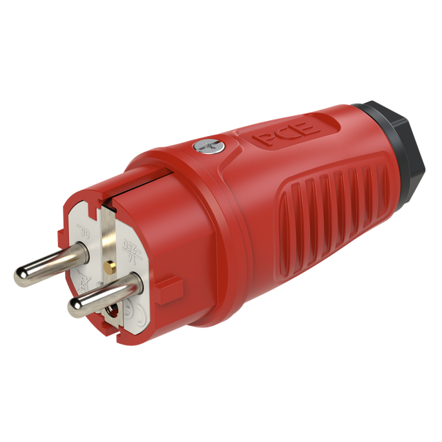 WTYCZKA GUM.16A 3P 230V IP44 CZERWONA 0521-R PCE