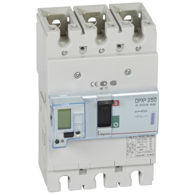Wyłącznik DPX3 250 El Sg 3P 40A 50Ka 420542 LEGRAND