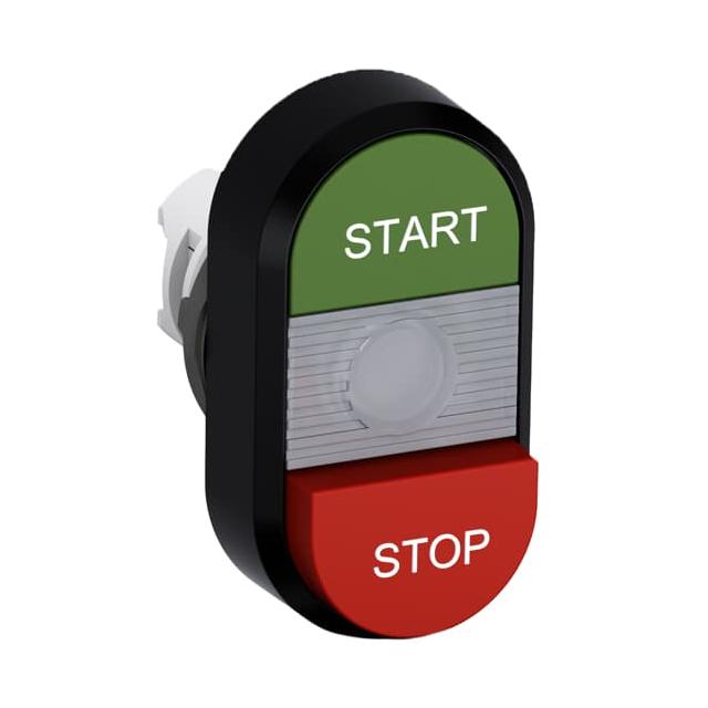 Przycisk podwójny START-STOP przezroczyste pole podświetlany MPD15-11C