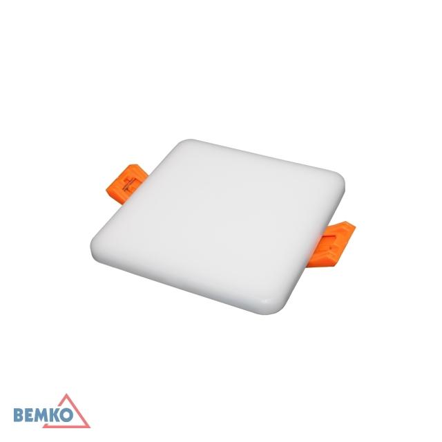 OPRAWA DOWNLIGHT LED WALED 5W 4000K 420LM IP66/IP20 PF>0.5 75x75x20MM KWADRAT BIAŁY