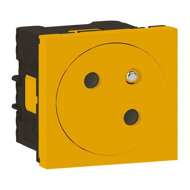 M45:Gn 2P+Z 2M Płaskie Żółte 077196L LEGRAND