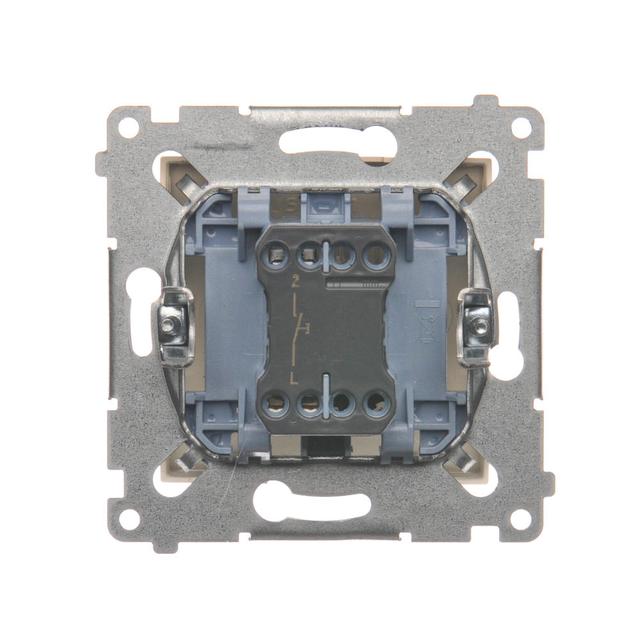 Simon 54 Przycisk „światło” 16A z. śrub. kremowy