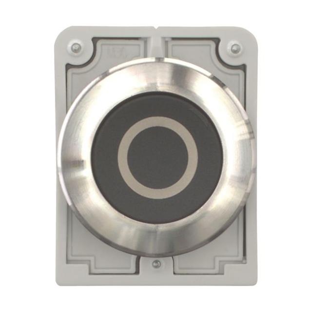 M30I-FDR-S-X0 Przycisk 30mm płaski bez samopowrotu czarny O stal nierdzewna 188103 EATON