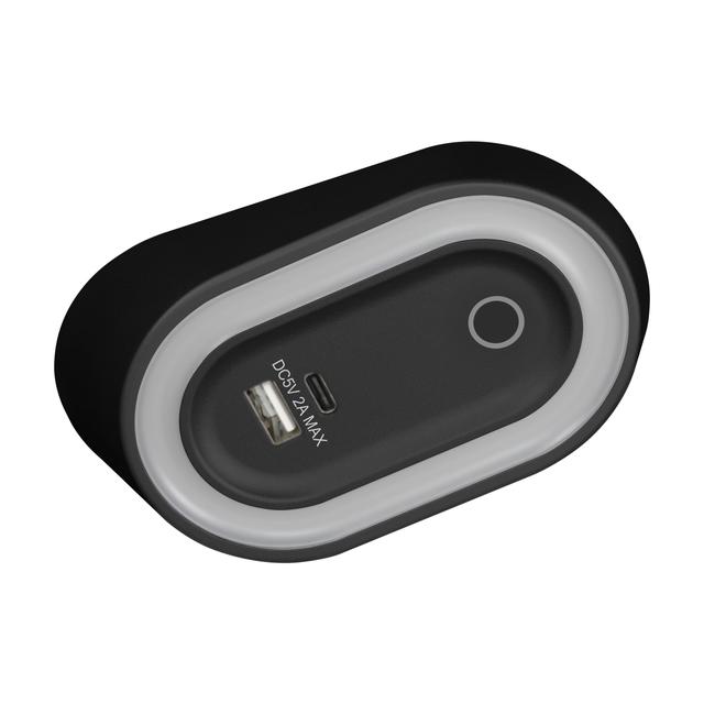 AGRA lampka podszafkowa LED 2,5W, 80lm, 4000K, z włącznikiem bezdotykowym i funkcją ładowania USB A+