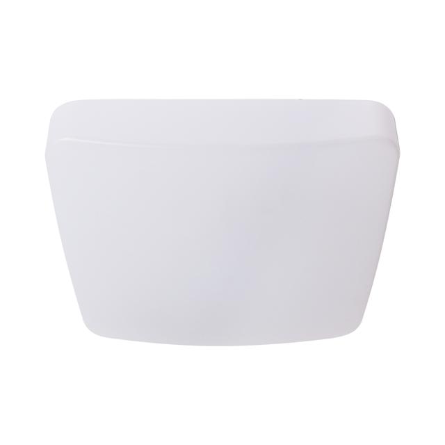 MANGALA plafon, 2xE27, 2x60W, klosz matowy - polistyren, IP20, kwadrat, biały