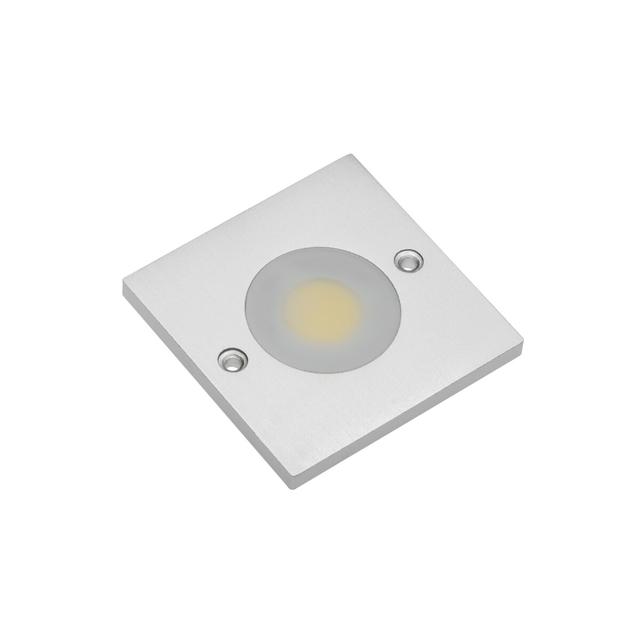 OPRAWA LED COB JOVITA KWADRATOWA, 3W, 12V DC, 1X COB, CIEPŁY BIAŁY, 150CM PRZEWÓD Z MINIAMP (2 WKRĘT