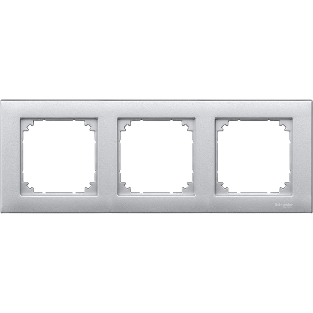 Merten, M-Plan, ramka potrójna, aluminiowy