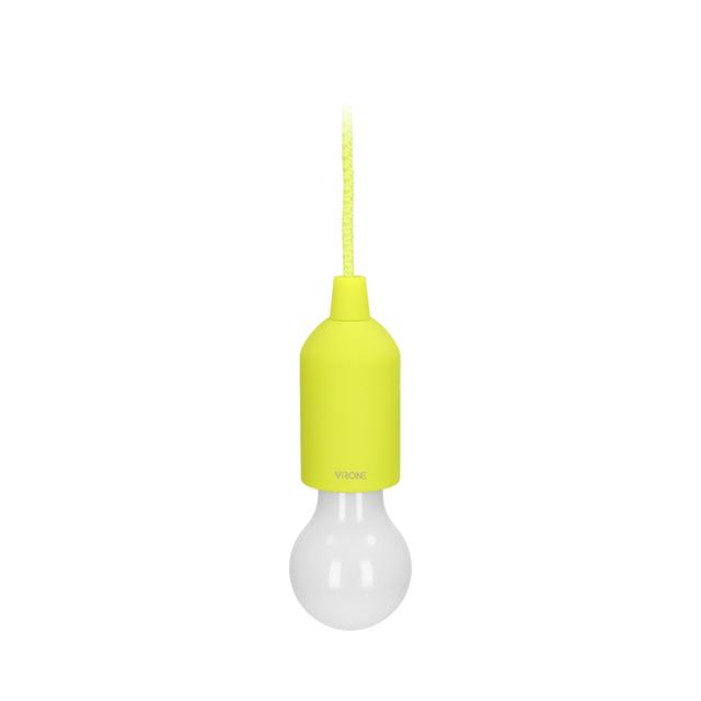 Bateryjna lampka nocna na sznurku 1W LED 3 x AAA limonkowa LA-5/L ORNO