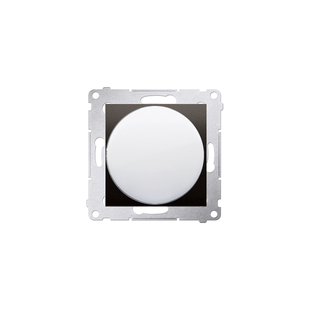 Simon 54 Sygnalizator świetlny LED – światło białe 230V brąz mat