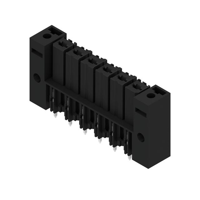 BVL 7.62HP/06/180SFI 3.5SN BK BX Wtyki PCB (złącza płyty), 7.62 mm, Liczba biegunów: 6, kąt odejścia: 180° /50szt./ 1928900000 WEIDMÜLLER