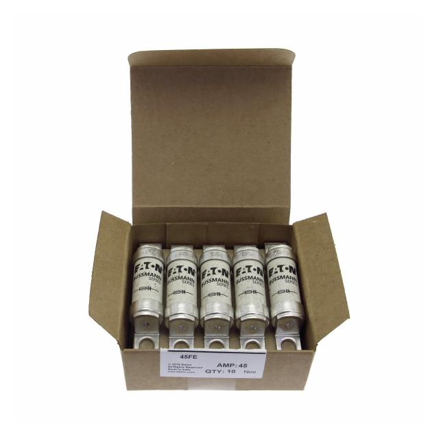 45A 690V IEC AC BS88 HIGH SPEED FUSE Wkładka szybka 45A AC 690V DC 500V BS88 19x77 mm aR, 45FE EATON