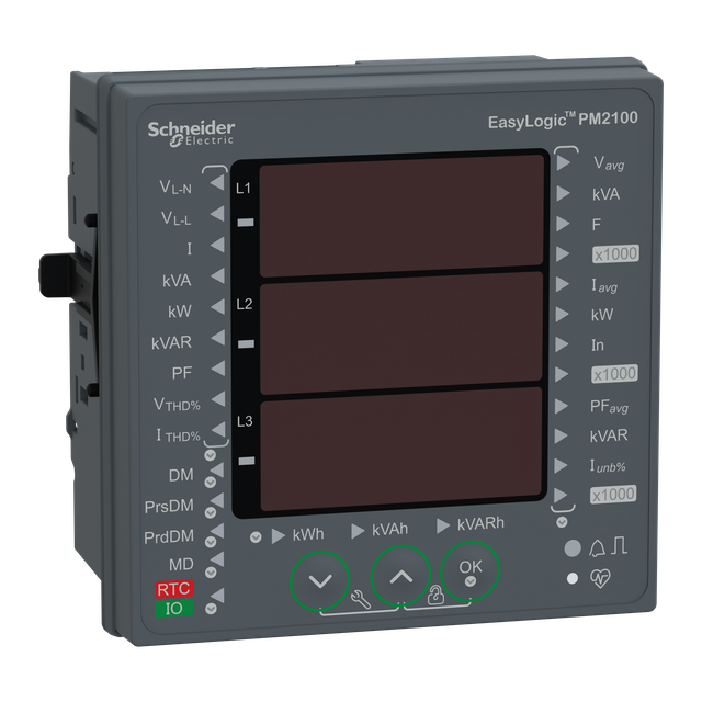EasyLogic Analizator jakości zasilania kl 0,5S Modbus 31H DataLog LED