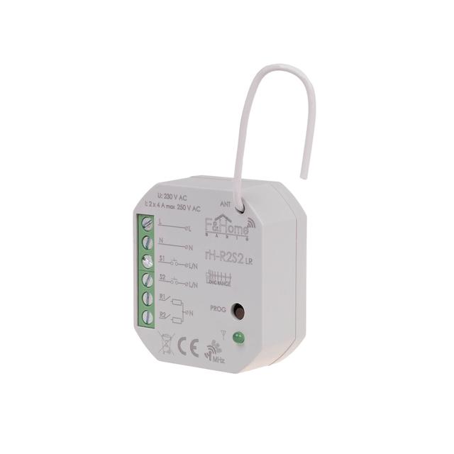 Moduł radiowy podwójnego przekaźnika - Long Range rH-R2S2-LR F&F