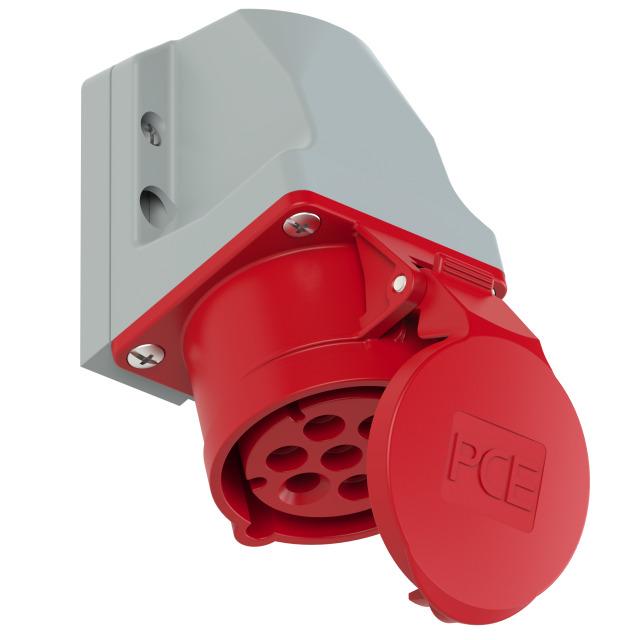 GNIAZDO STAŁE 7- STYKOWE 16A 400V 5P+Z+N 117-6v 117-6V PCE