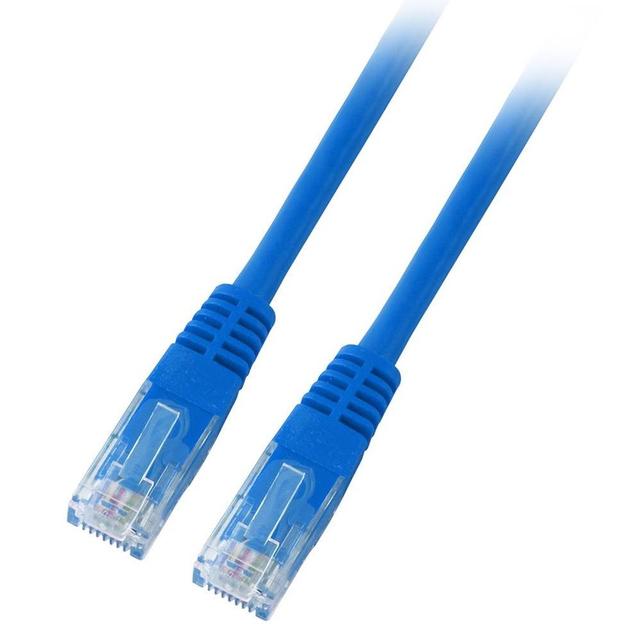 Patchcord RJ45 U/UTP kat. 6 PVC CCA niebieski 1,5m