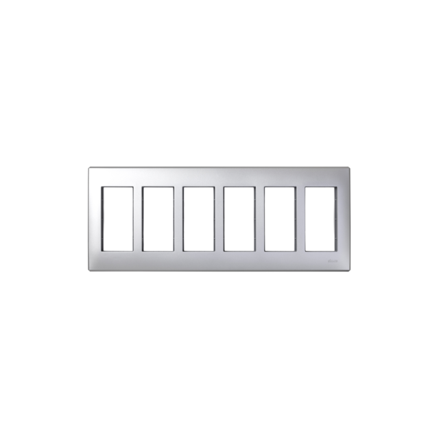 Simon Connect Ramka obudowy S500 6-modułowa 12x K45 aluminium 51010106-033 KONTAKT