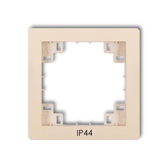 DECO Ramka pośrednia do łączników IP44 beżowa