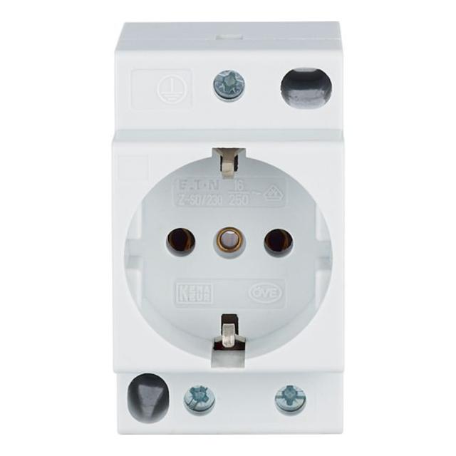 Z-SD230 Gniazdo modułowe 2P+Z 16A 250V Schuko na szynę 266875 EATON
