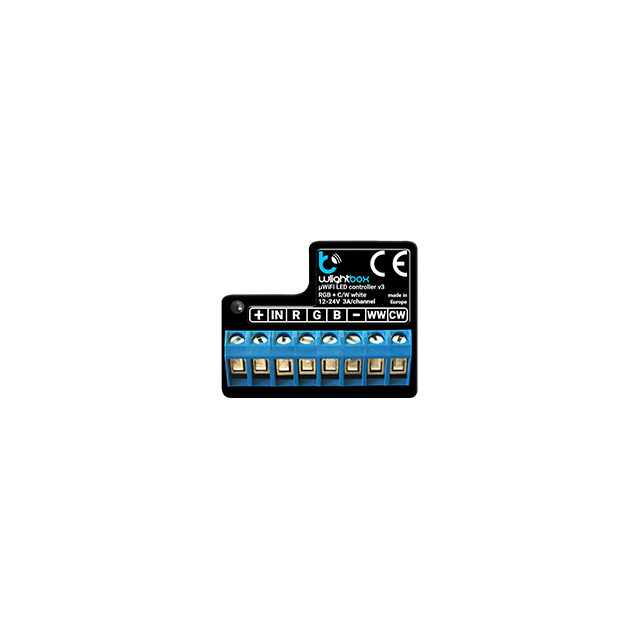 SIMON GO WMDC-006NxB-XX wLightbox - Ściemniacz do oświetlenia 12-24 V LED, LED RGB/RGBW/CT, dopuszko