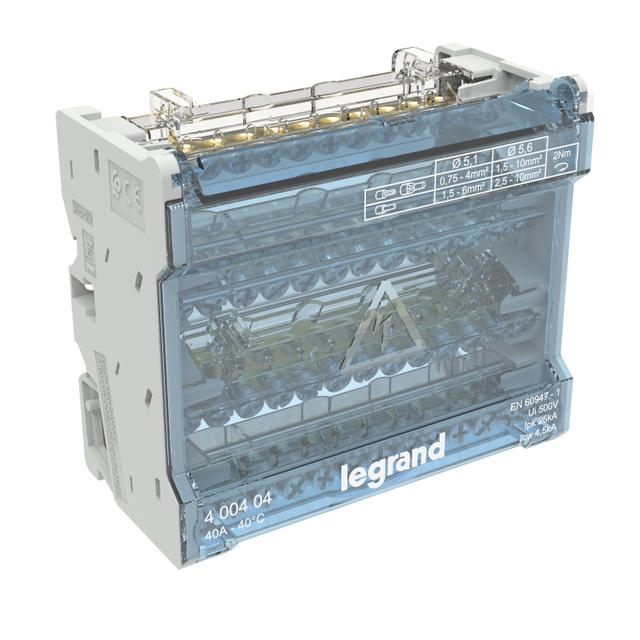 Modułowy Blok Rozdzielczy 6M 4P 40A - 12 Zacisków 400404 LEGRAND